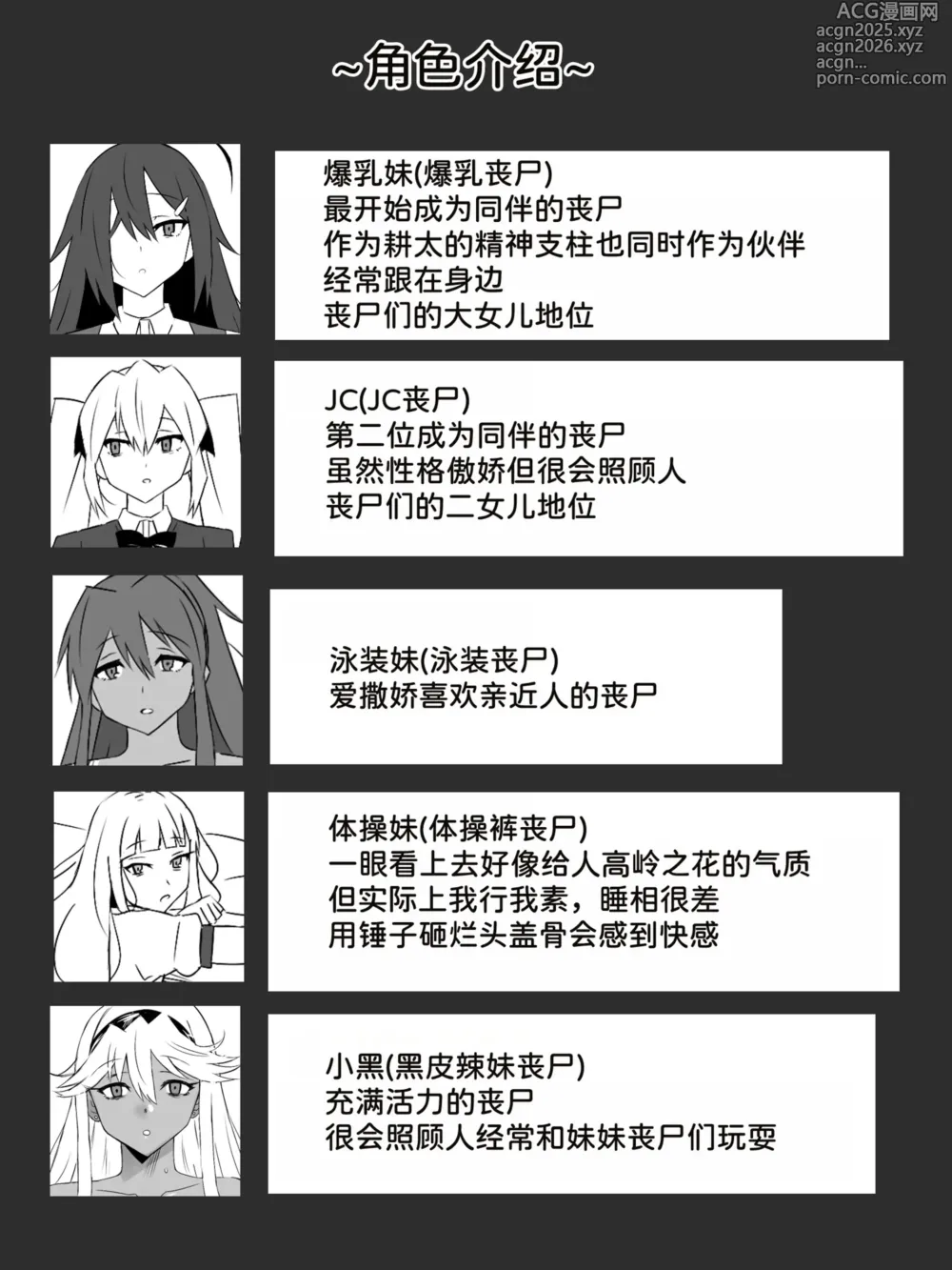 Page 5 of doujinshi Zombie Harem Life ~Koutai Mochi no Ore to Bakunyuu Zombie~ 8