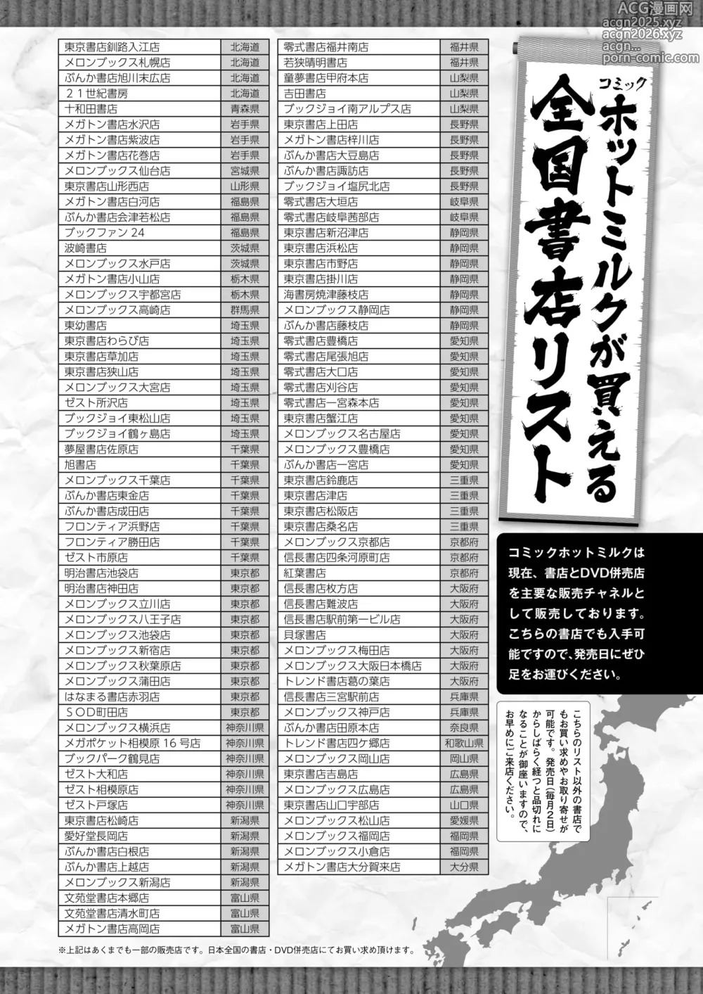Page 448 of manga COMIC HOTMILK 2025-04