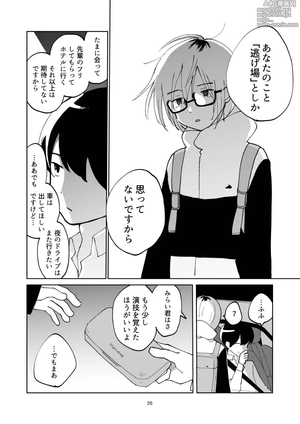 Page 26 of doujinshi 夜のスキマに逃げ出して