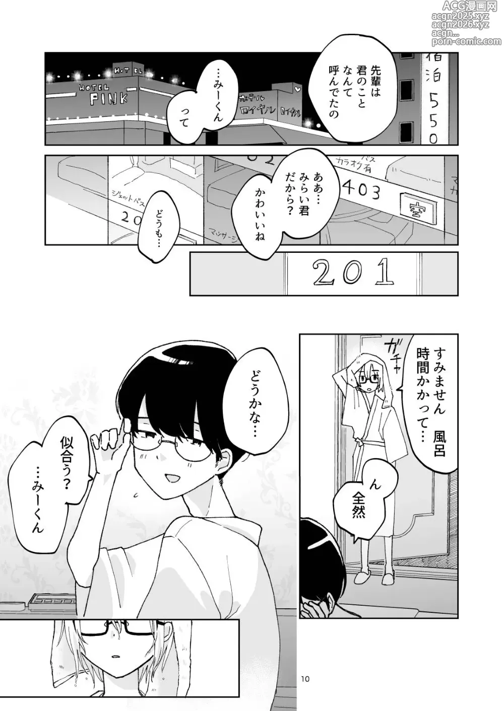 Page 10 of doujinshi 夜のスキマに逃げ出して