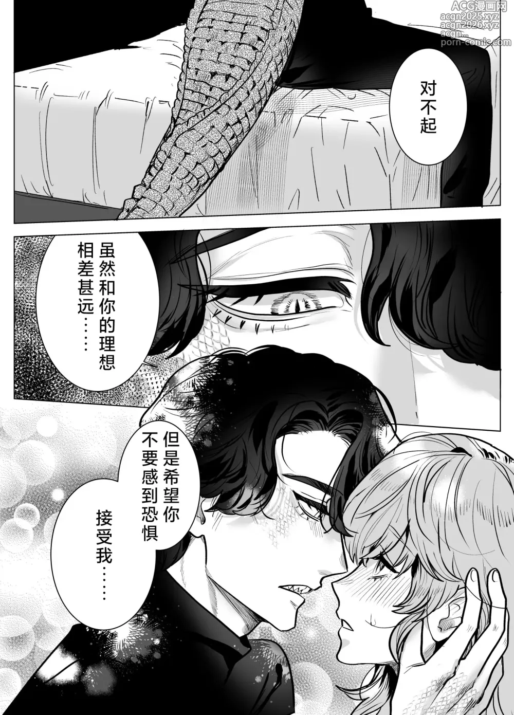 Page 2 of doujinshi 明明我只是喜欢毛茸茸啊!?~和阿宅鳄鱼兽人的耐久溺爱H~