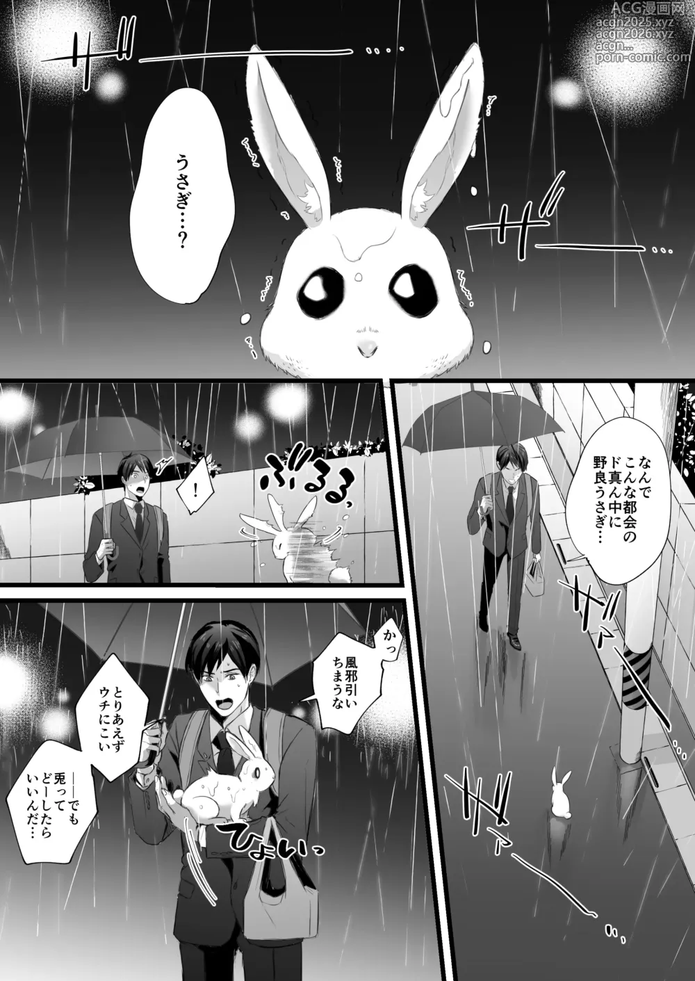Page 2 of doujinshi 落し物は発情うさぎ