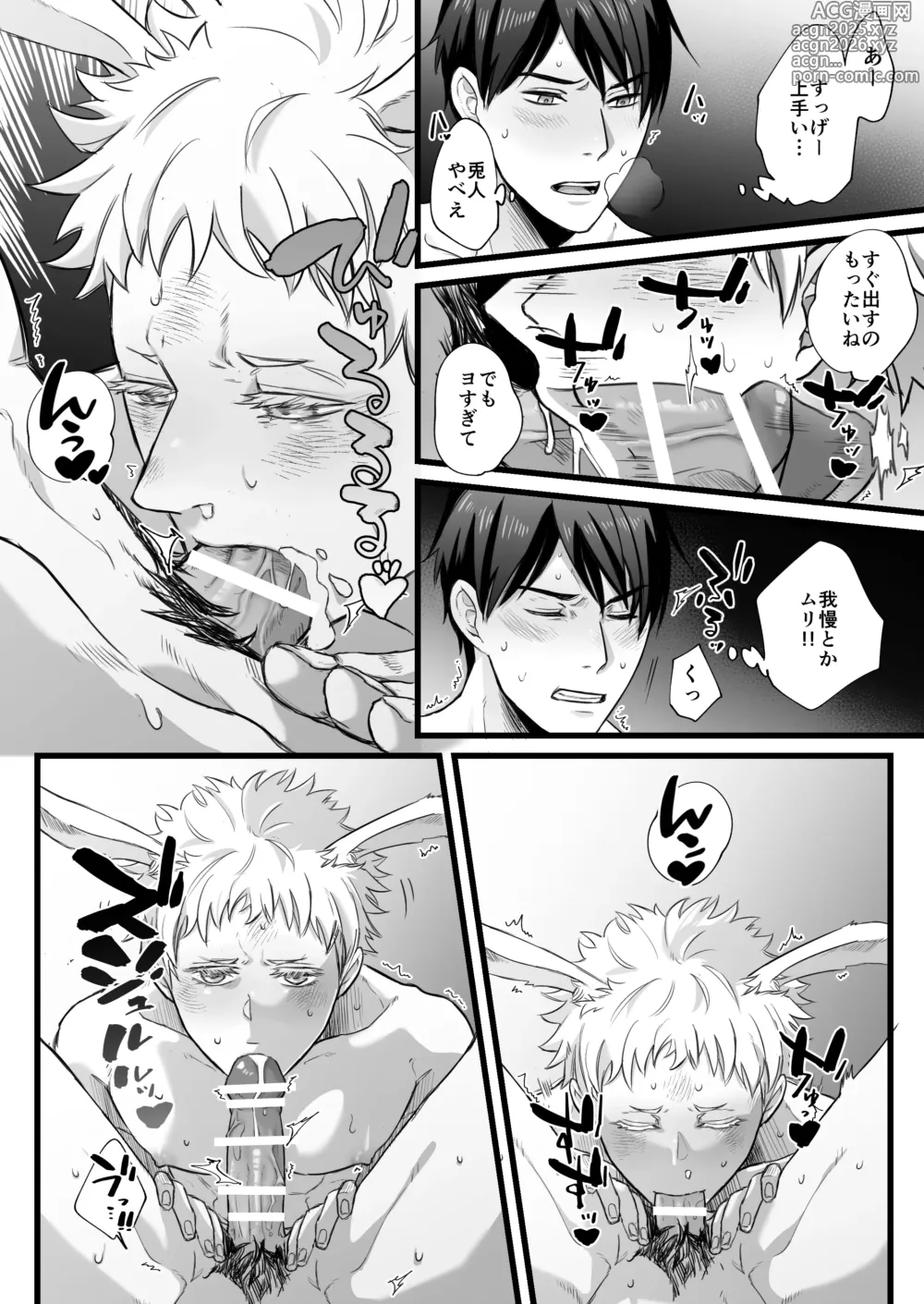 Page 12 of doujinshi 落し物は発情うさぎ