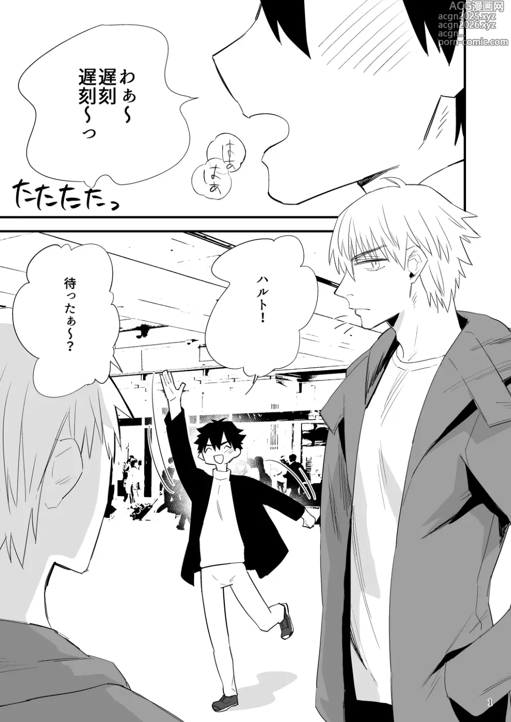 Page 2 of doujinshi 彼氏に罰ゲーム～初めての強○絶頂～