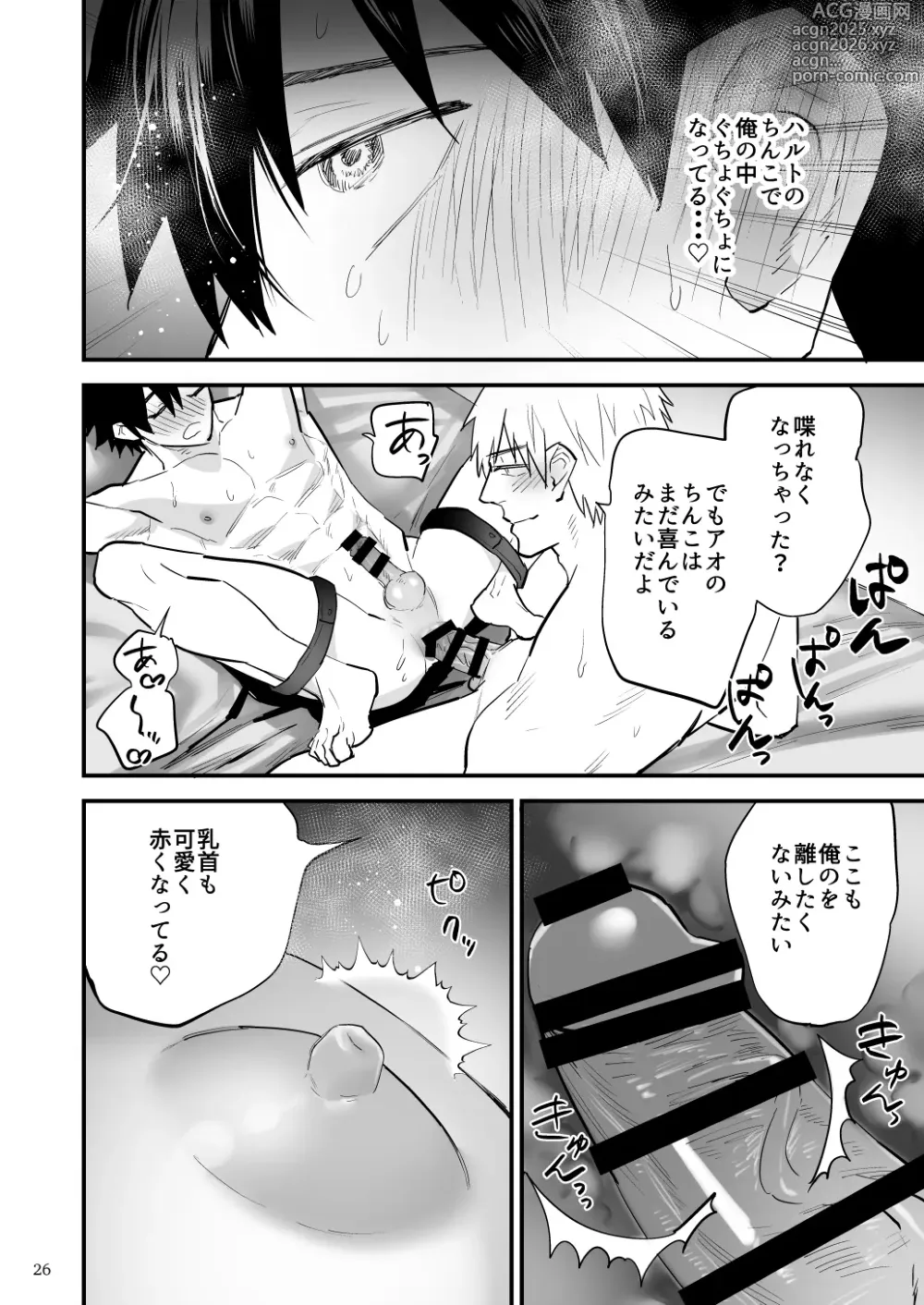 Page 27 of doujinshi 彼氏に罰ゲーム～初めての強○絶頂～