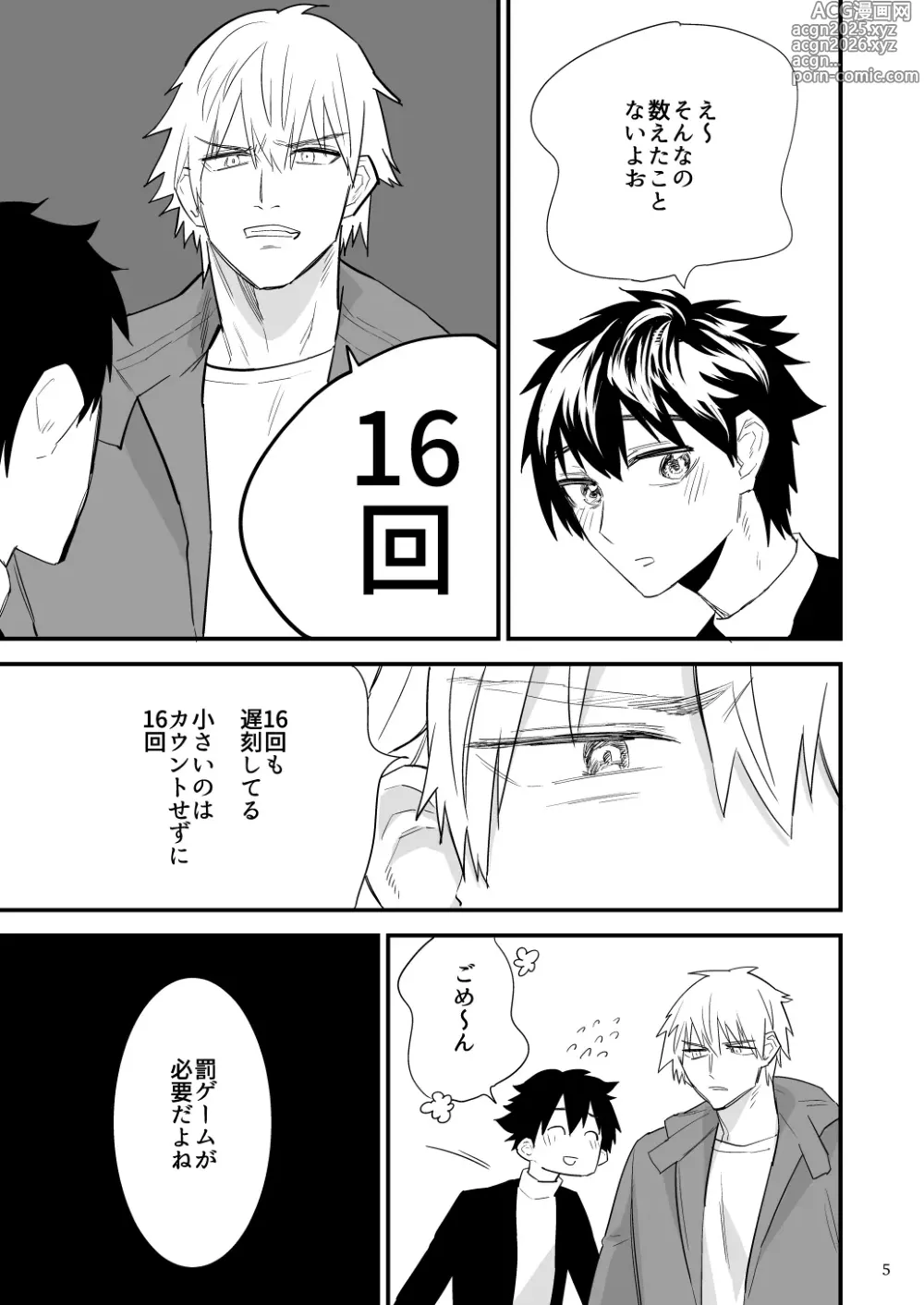 Page 6 of doujinshi 彼氏に罰ゲーム～初めての強○絶頂～