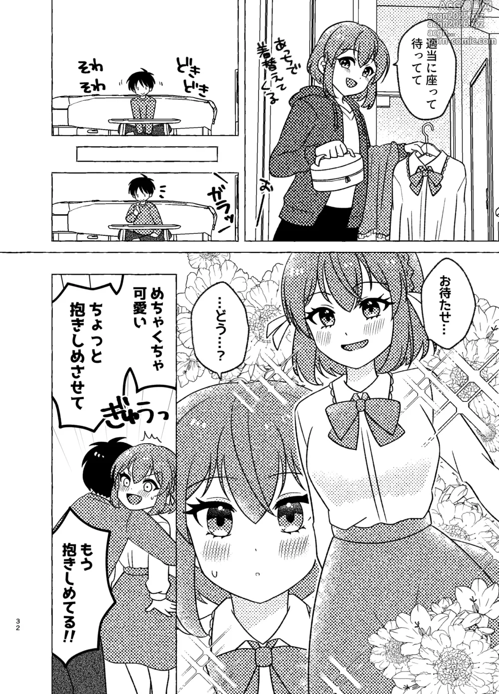 Page 32 of doujinshi 親友×女装=恋人