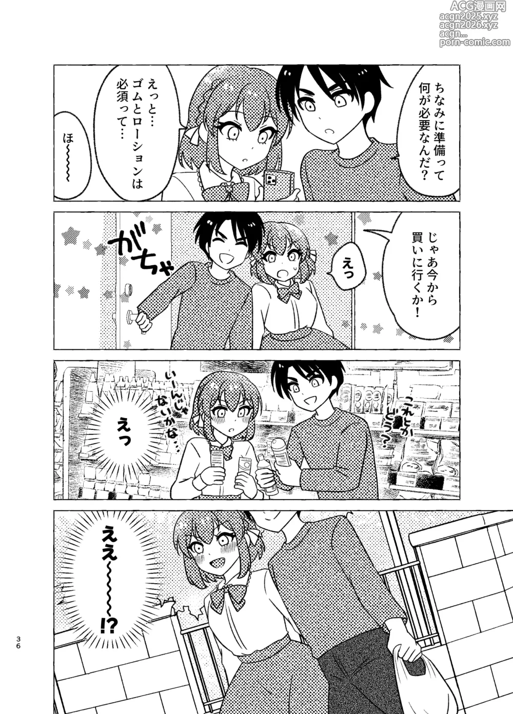 Page 36 of doujinshi 親友×女装=恋人
