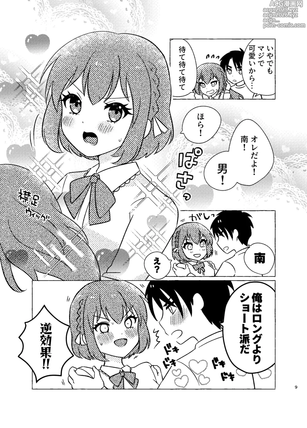 Page 9 of doujinshi 親友×女装=恋人
