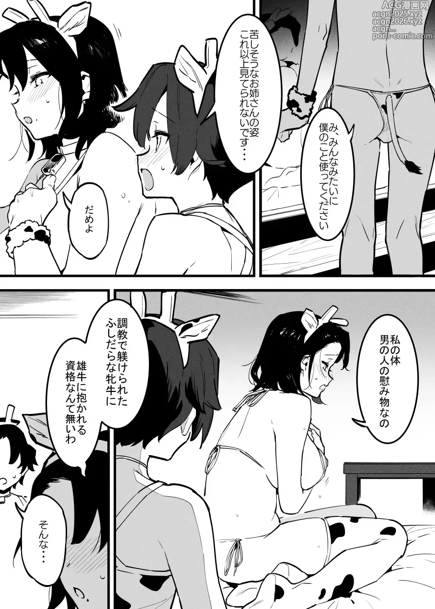 Page 2 of doujinshi 欲求不満な牛のお姉さん④