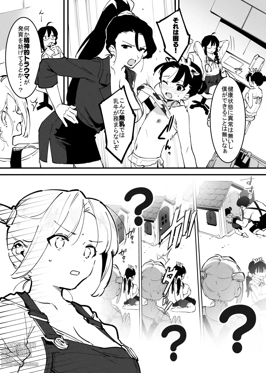 Page 6 of doujinshi 牛の少女と乳房和しぼる②
