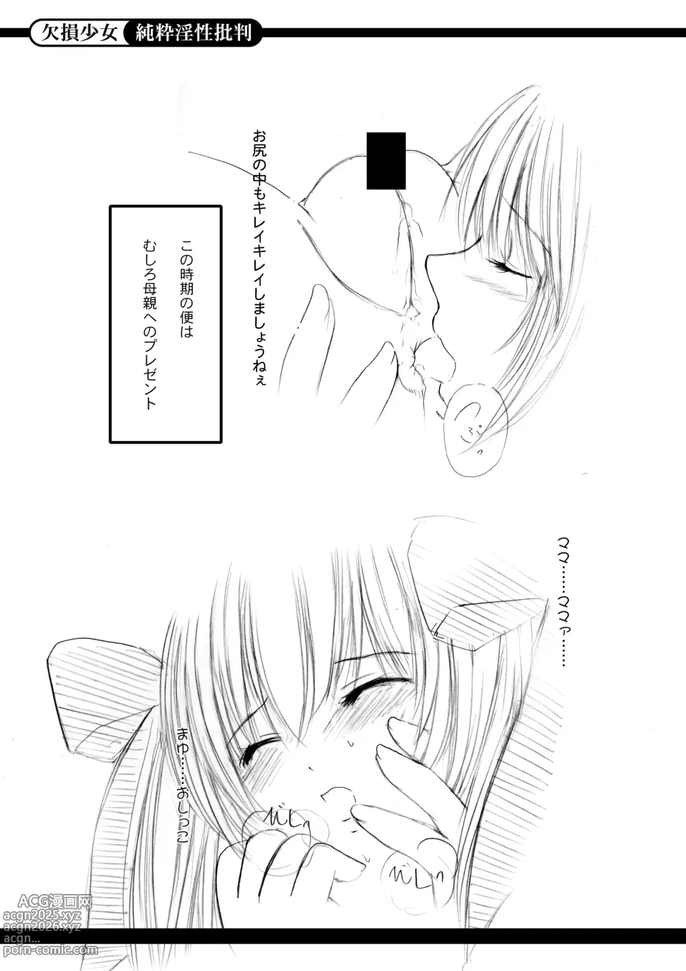 Page 12 of doujinshi Kesson Shoujo Extra. 2 Kritik der reinen Obszoenitaet