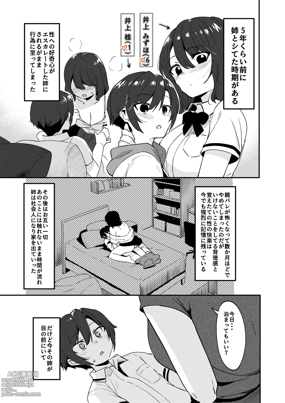 Page 2 of doujinshi 昔してた姉弟
