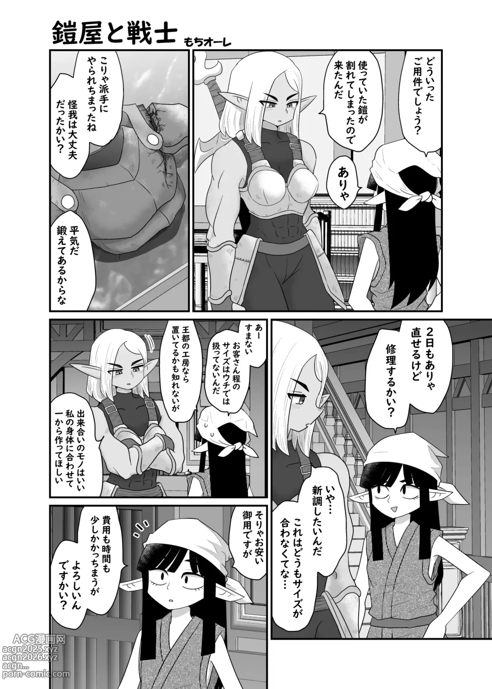 Page 3 of doujinshi 鎧屋と戦士