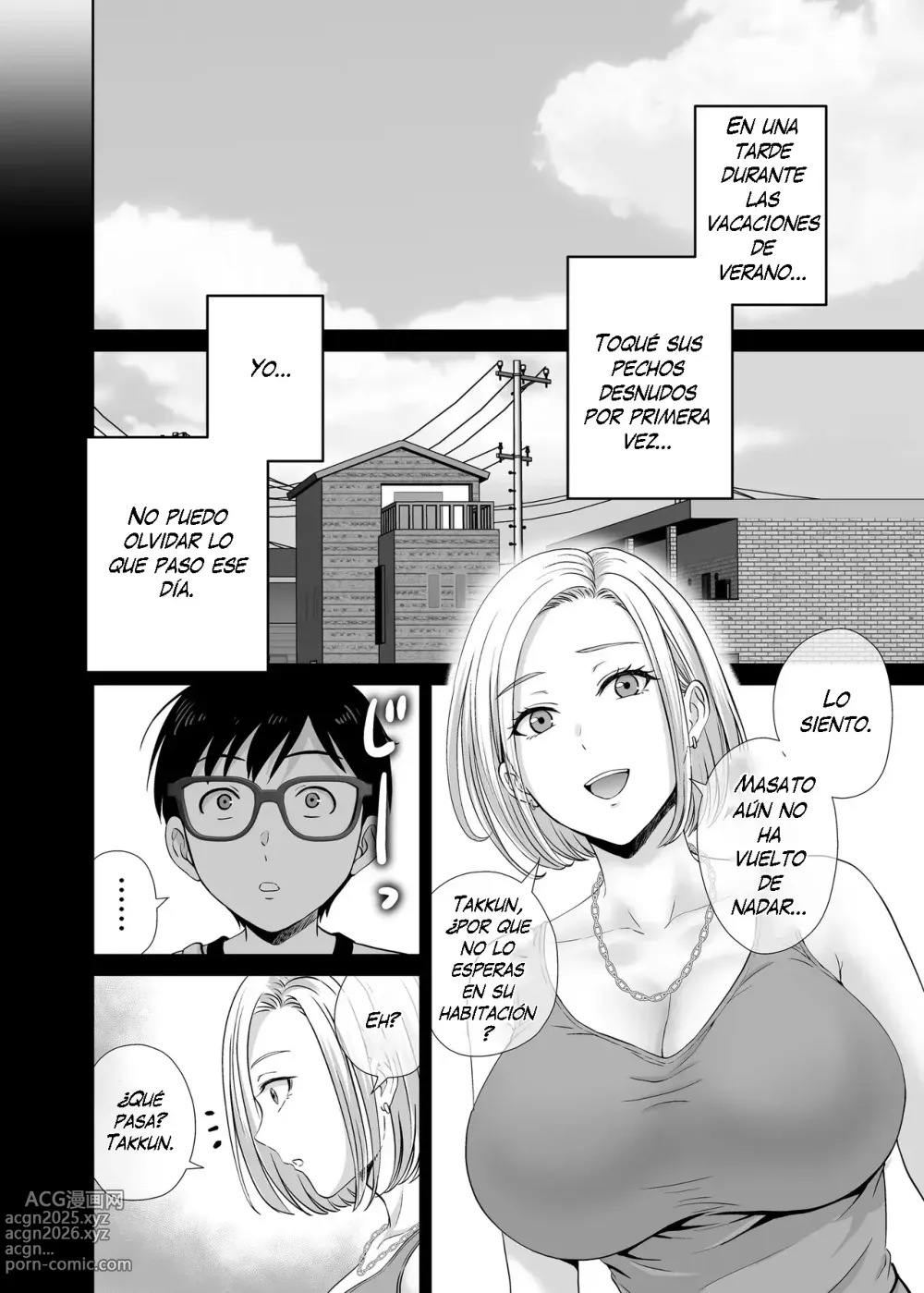 Page 3 of doujinshi Intercambio de Madres 1 〜La Historia de cómo Entregué a mi Madre y me Cogí a una Joven y Sexy Mamá〜
