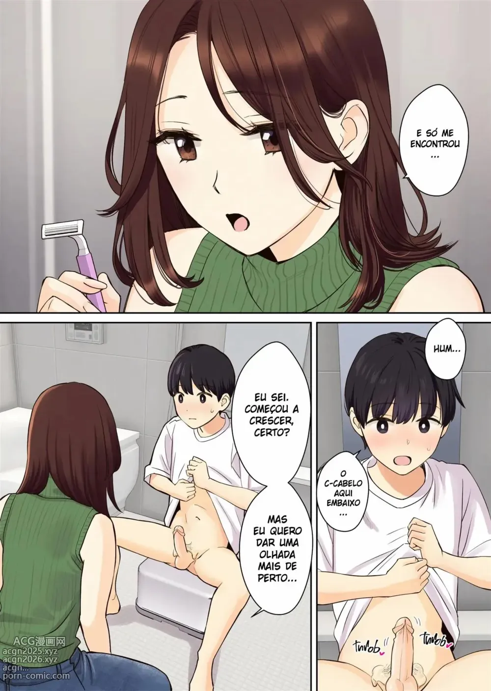 Page 54 of doujinshi Como a Mãe da Minha Namorada Tirou Minha Virgindade 1-2