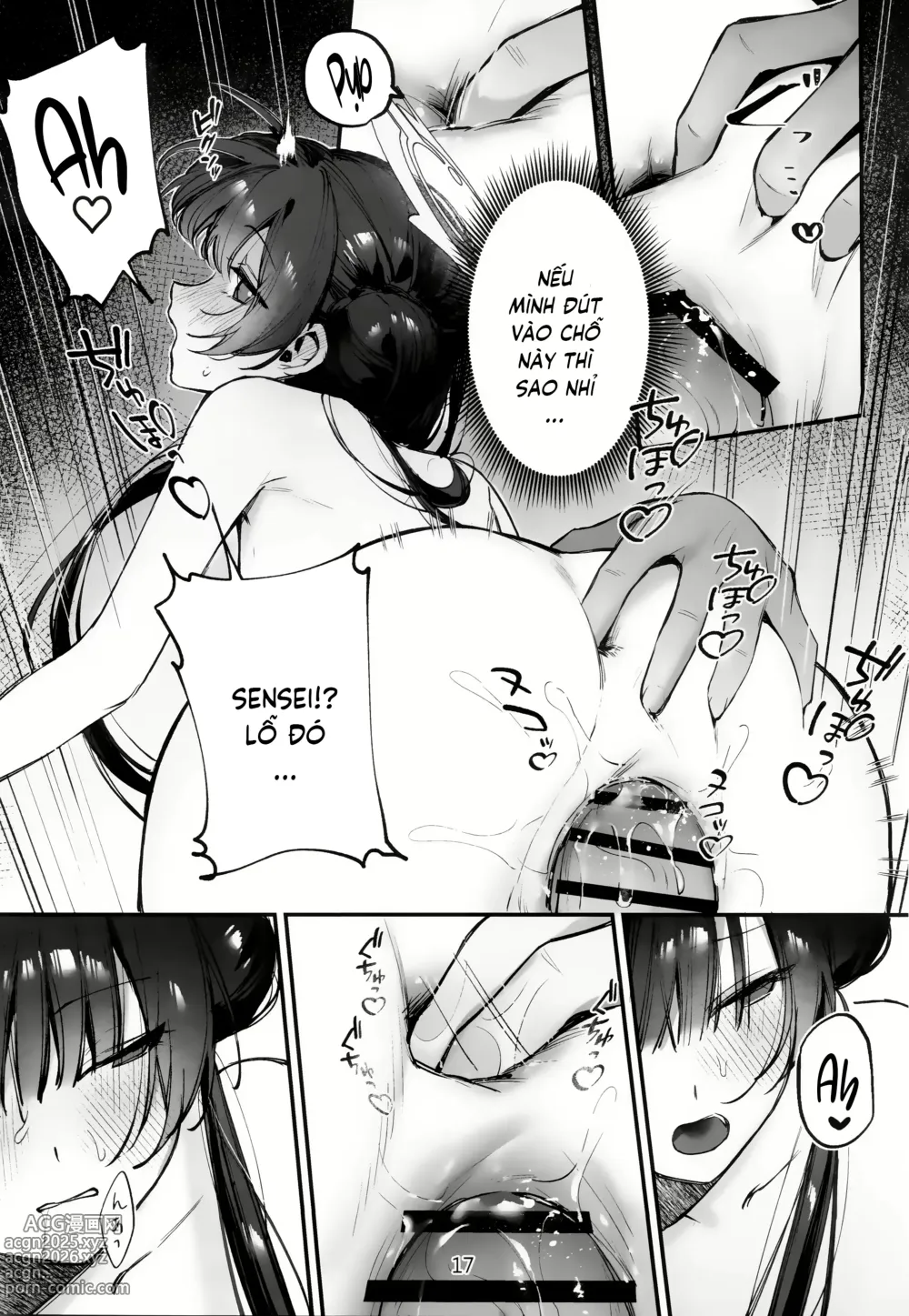 Page 15 of doujinshi Cùng mát xa toàn bộ cơ thể nào, chủ tịch Kisaki! 2