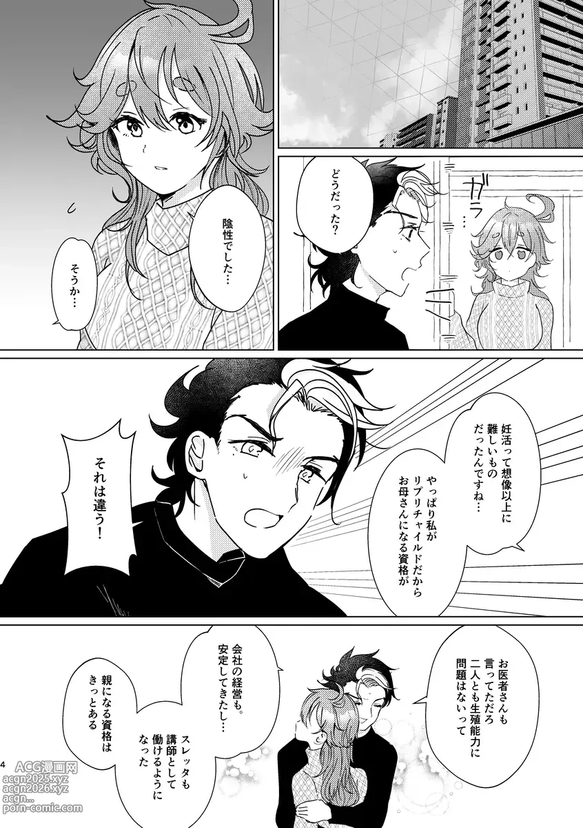 Page 3 of doujinshi I want you