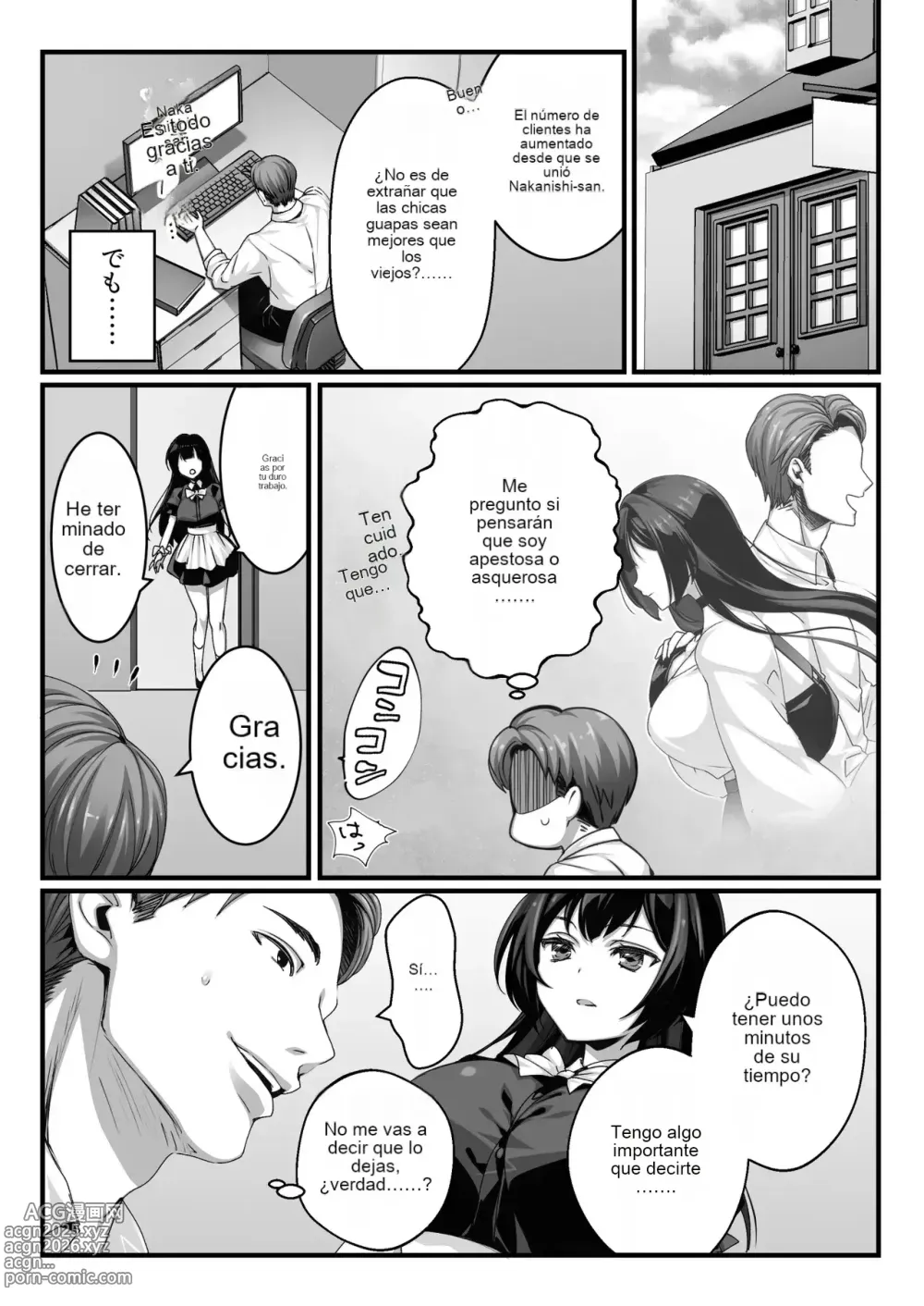 Page 4 of doujinshi Oji-san Suki no Beit JK ni Gyaku Saimin o Kakerarete Shiboraru