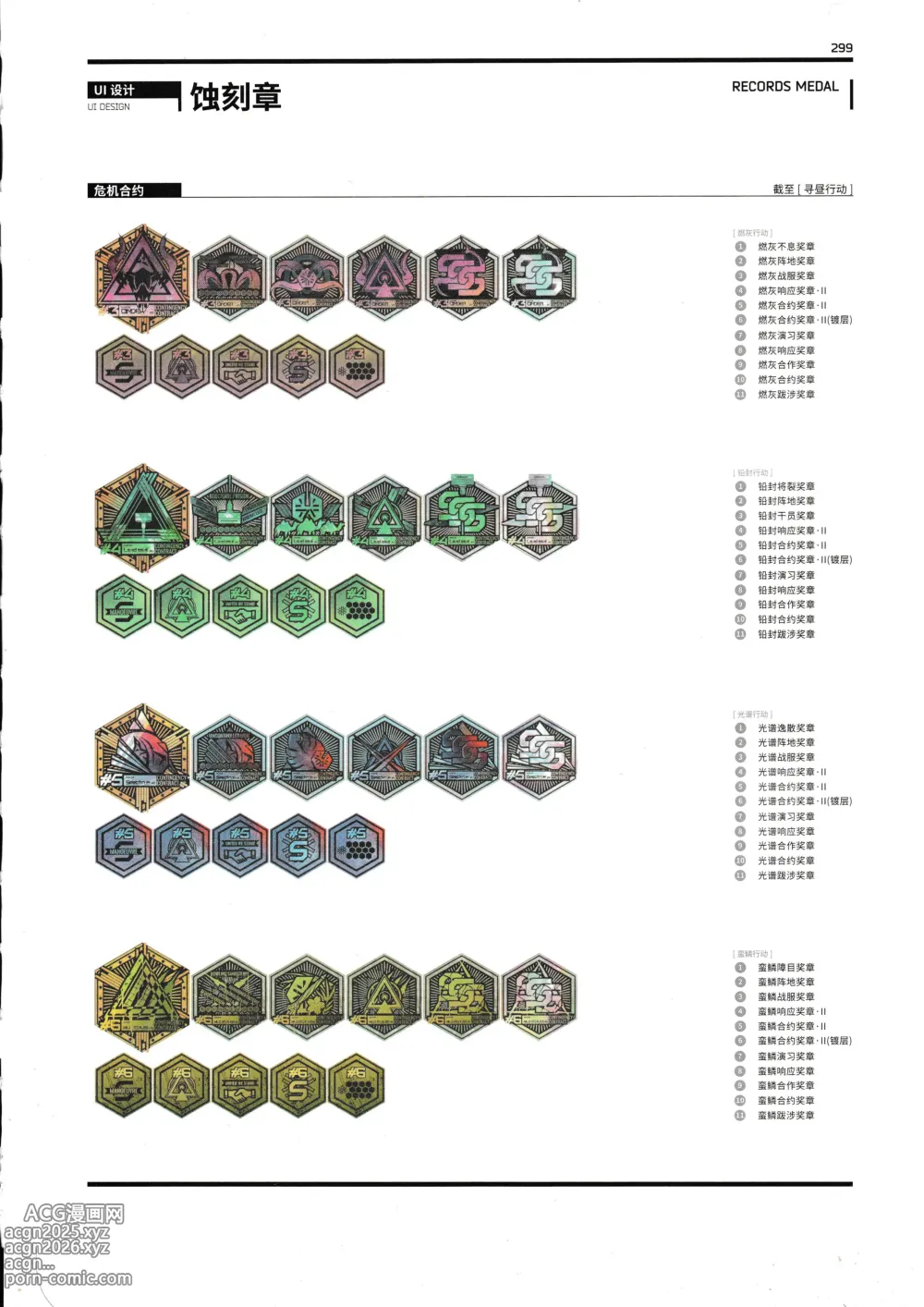 Page 303 of imageset 明日方舟官方美术设定集VOL.3