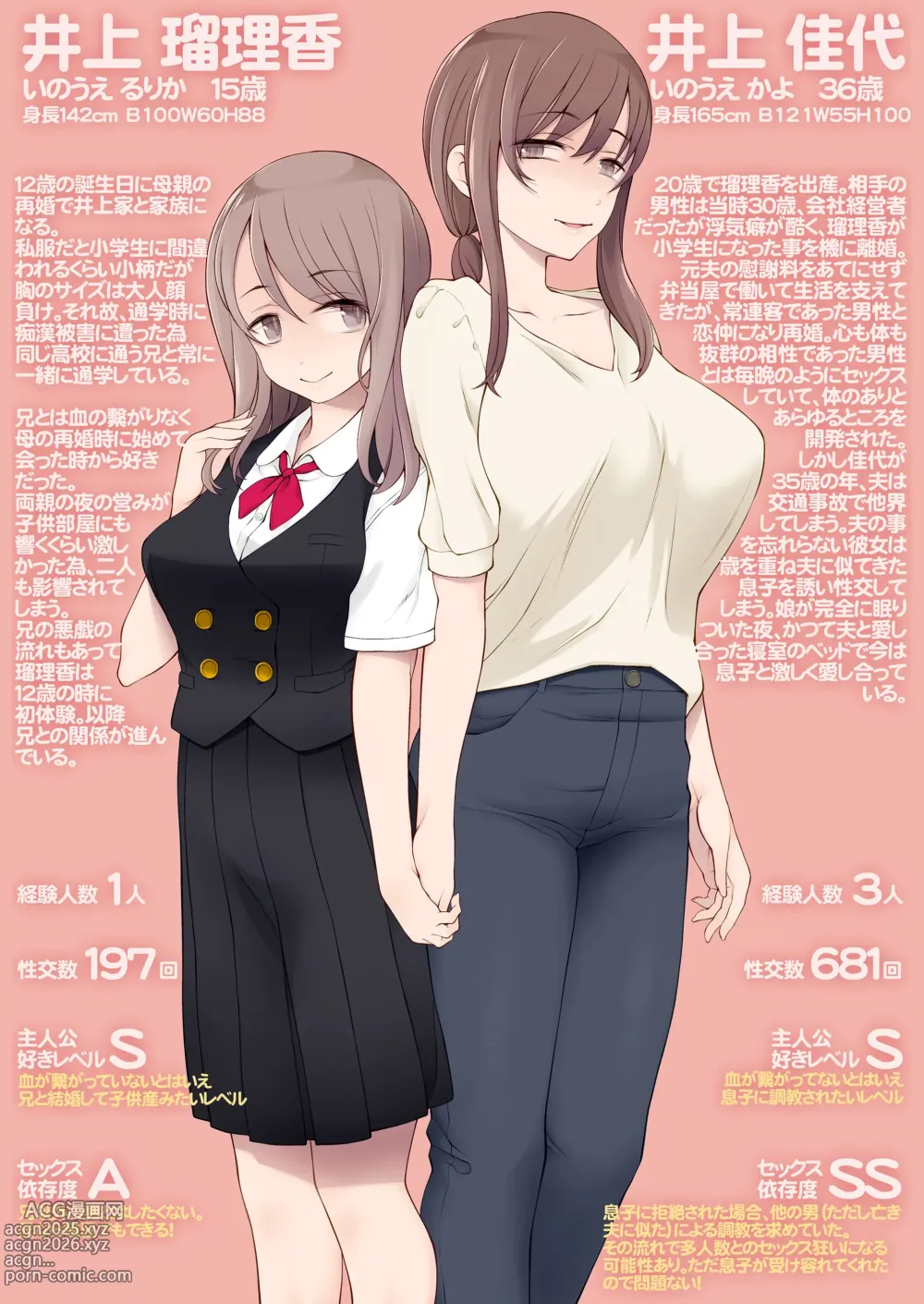 Page 3 of doujinshi Ore no Atarashii Mama to Imoto ga Mechakucha Motomete Kuru