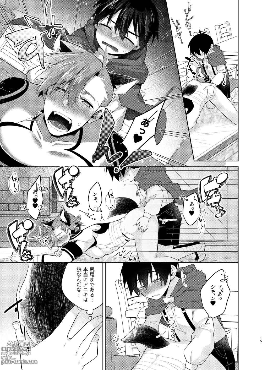 Page 14 of doujinshi 赤ずきんくんとオオカミナさん