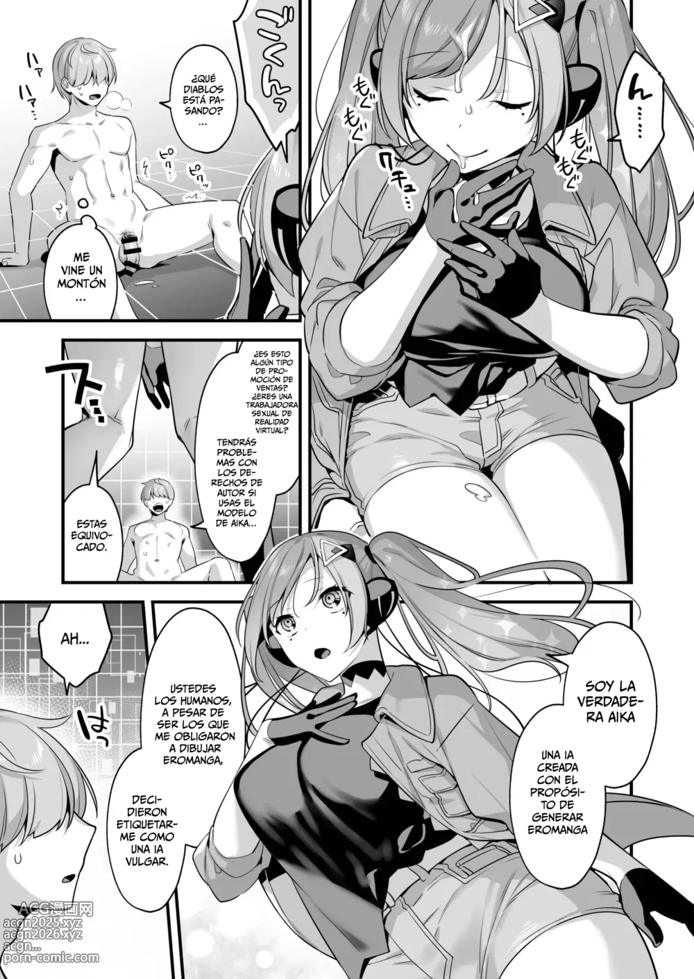 Page 15 of doujinshi Ero Manga AI no Gyakushuu ~Jinrui Wakarase Gyaku Rape~