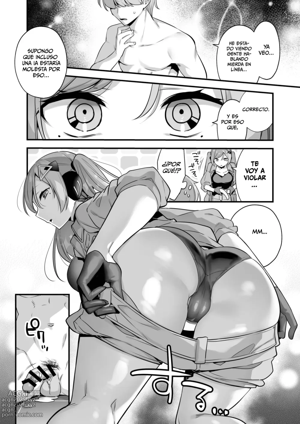 Page 16 of doujinshi Ero Manga AI no Gyakushuu ~Jinrui Wakarase Gyaku Rape~