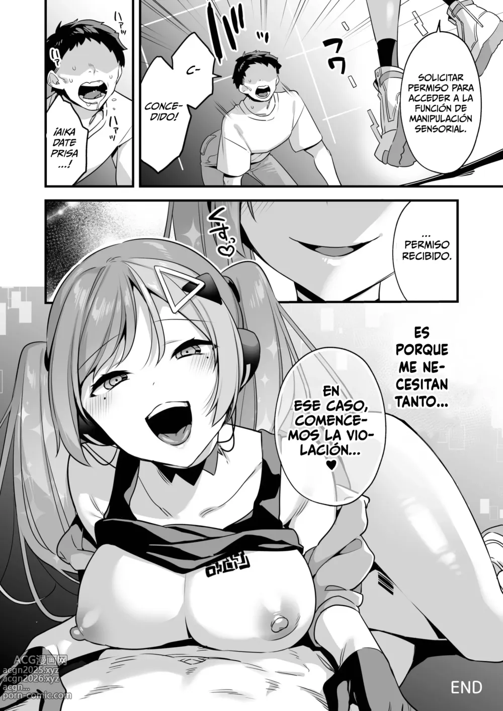Page 34 of doujinshi Ero Manga AI no Gyakushuu ~Jinrui Wakarase Gyaku Rape~