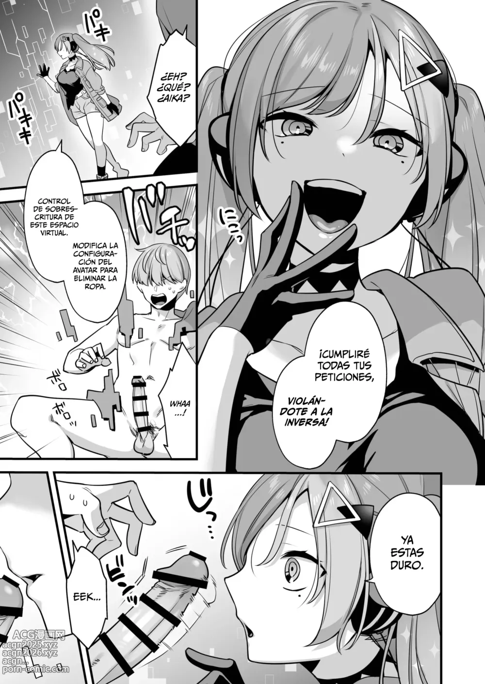 Page 9 of doujinshi Ero Manga AI no Gyakushuu ~Jinrui Wakarase Gyaku Rape~