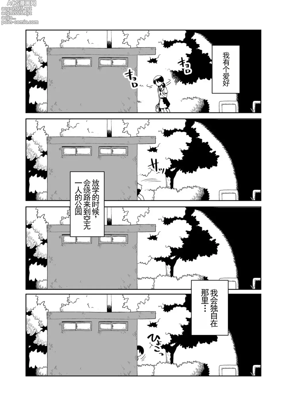 Page 4 of doujinshi 夜晚、公园、露出自慰。