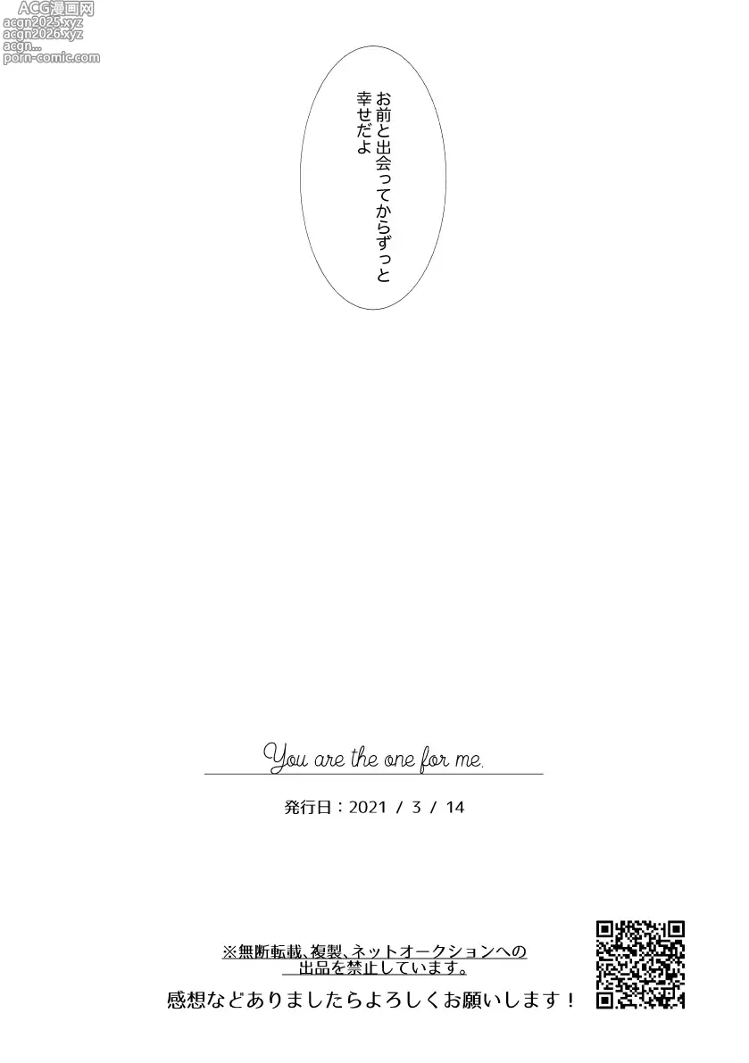 Page 33 of doujinshi You are the one for me.