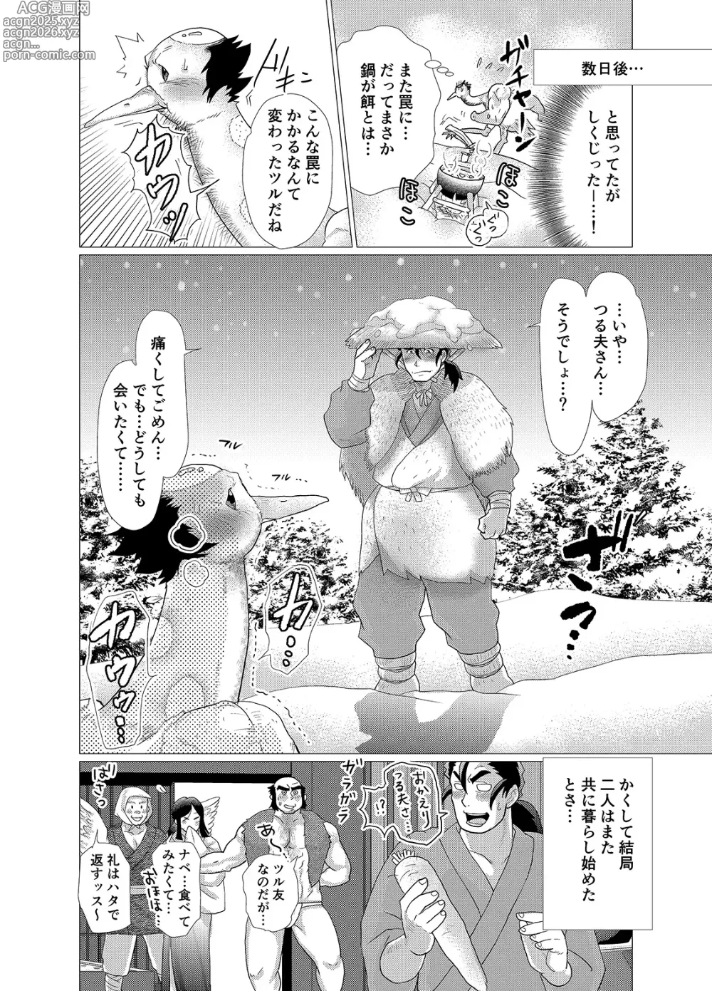 Page 45 of doujinshi Tsuru Otto no Ongaeshi