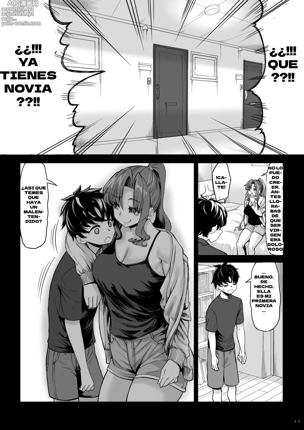 Page 12 of doujinshi No Puedo Escapar de ser el Objetivo de una chica de 211 cm de Altura 2