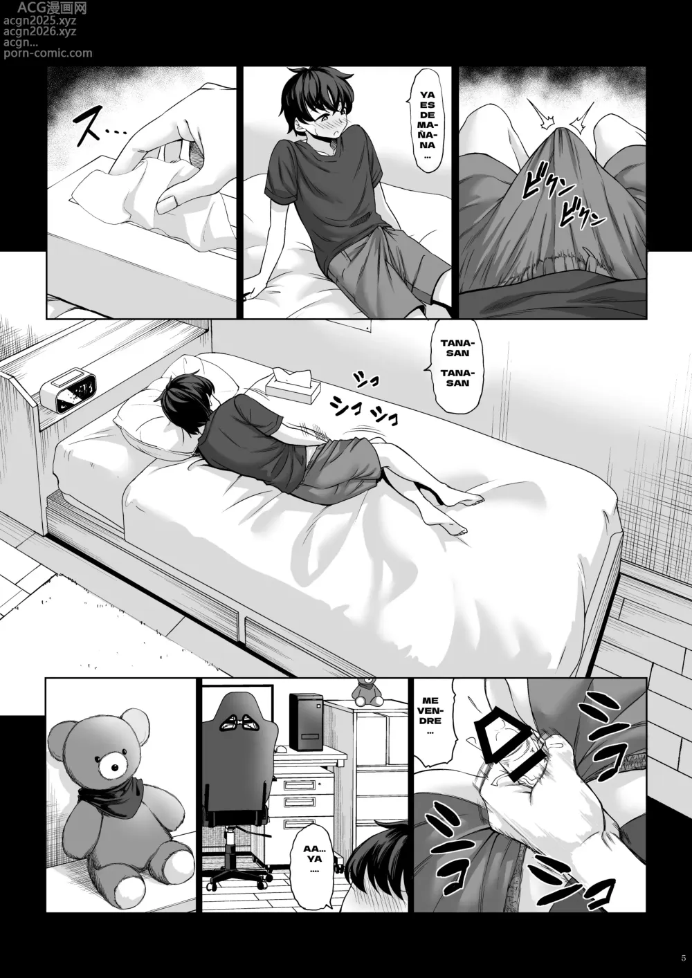 Page 4 of doujinshi No Puedo Escapar de ser el Objetivo de una chica de 211 cm de Altura 2