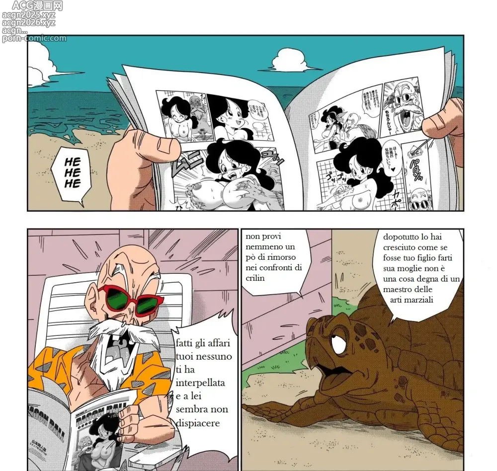 Page 28 of doujinshi C-18 fa le corna a Crilin Compilation + Bulma si sacrifica pe la terra