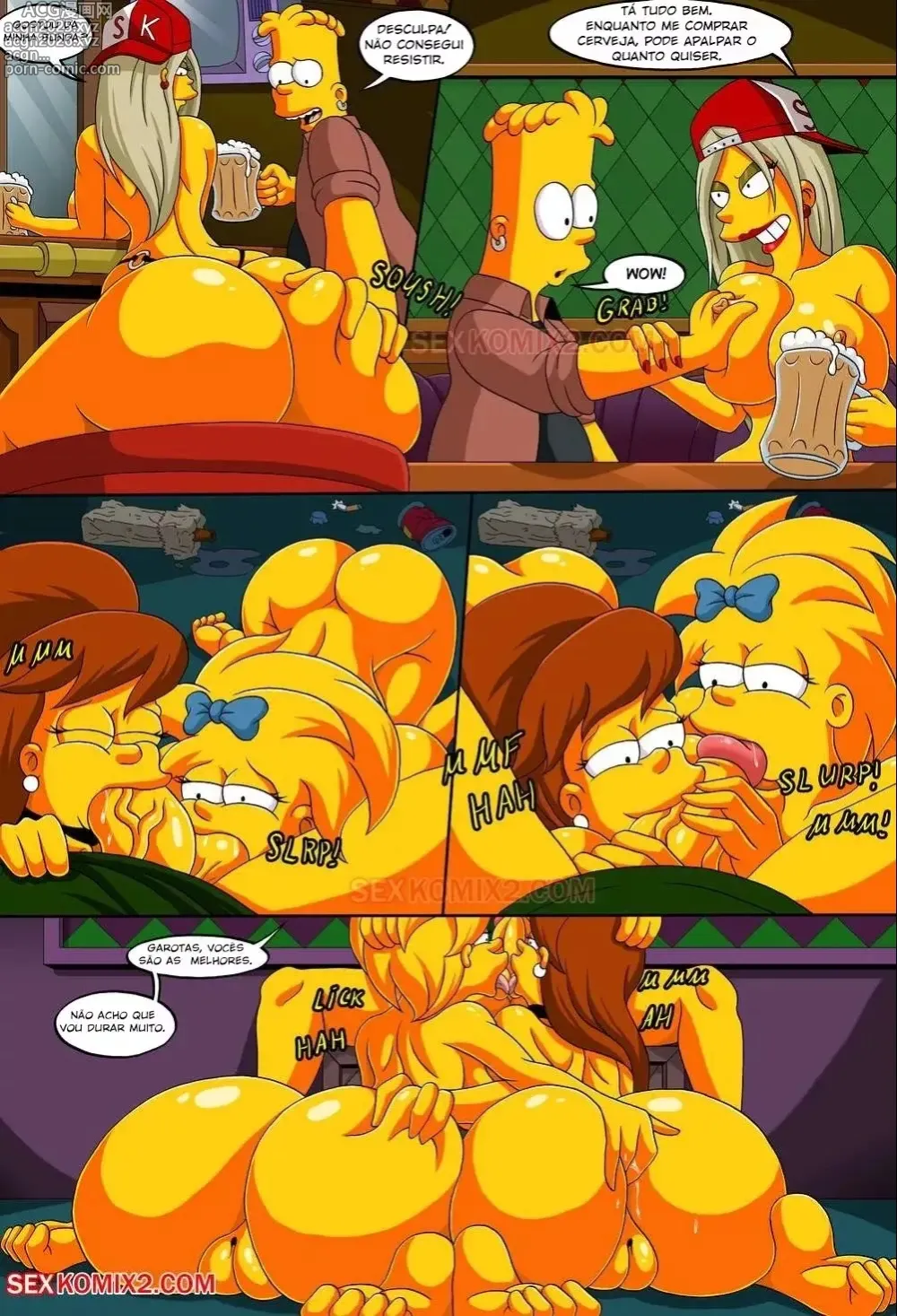 Page 112 of doujinshi Simpsons misc SexKomix