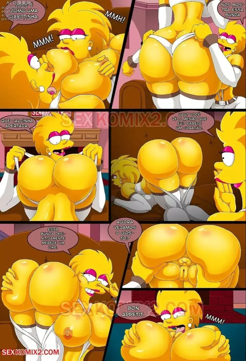 Page 8 of doujinshi Simpsons misc SexKomix