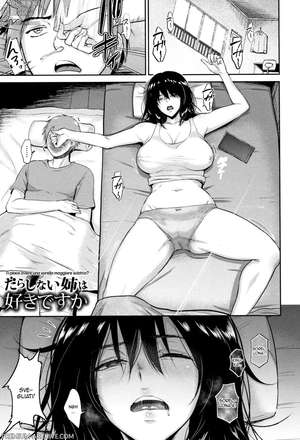 Page 4 of manga Ti Piace avere una Sorella Maggiore Sciatta ?