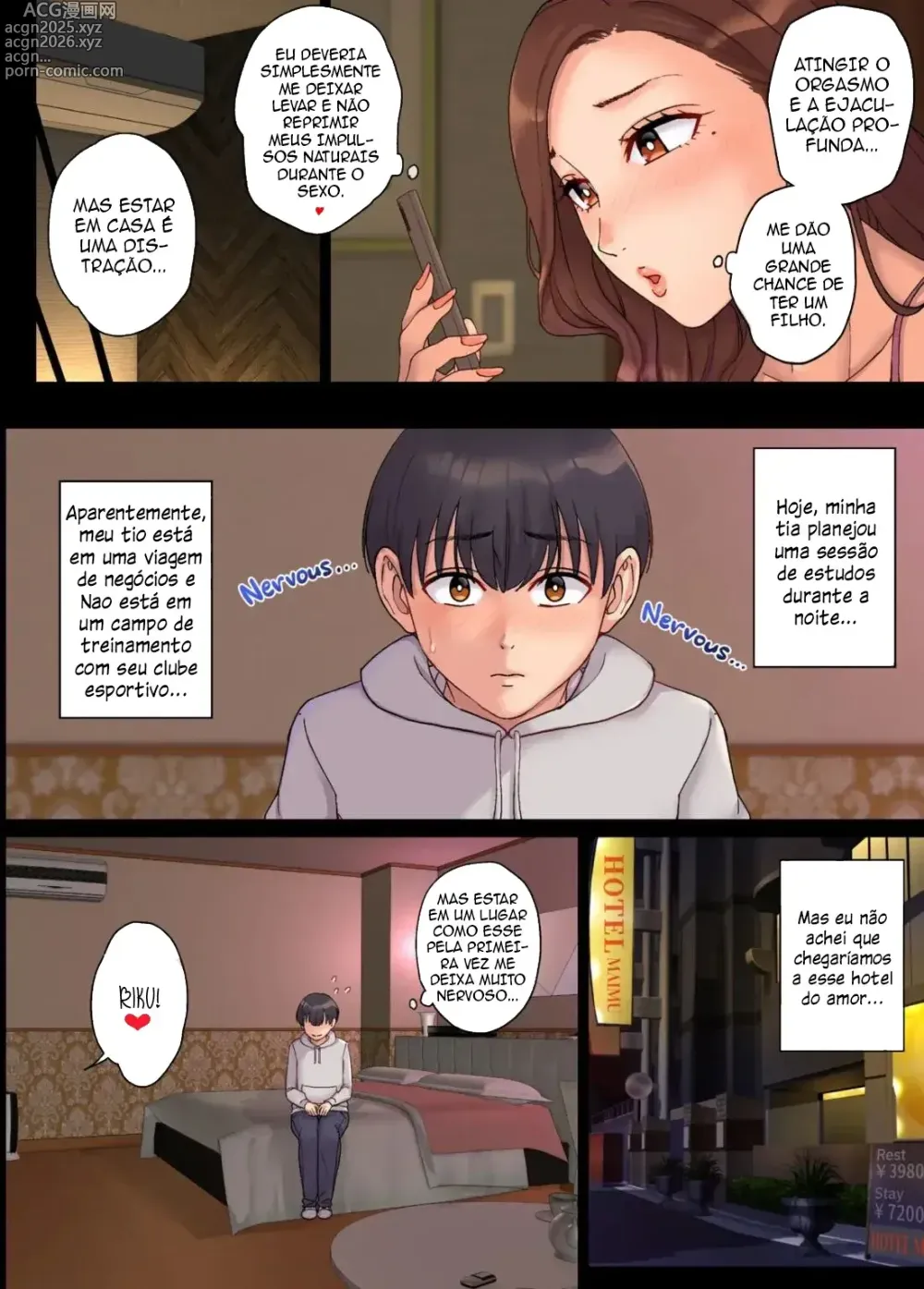 Page 34 of doujinshi Oba no Ninshin Boku ga Seishi Teikyosha ni Natta Wake