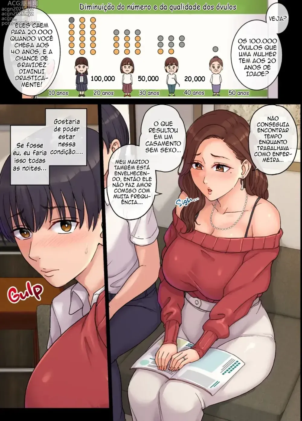 Page 7 of doujinshi Oba no Ninshin Boku ga Seishi Teikyosha ni Natta Wake