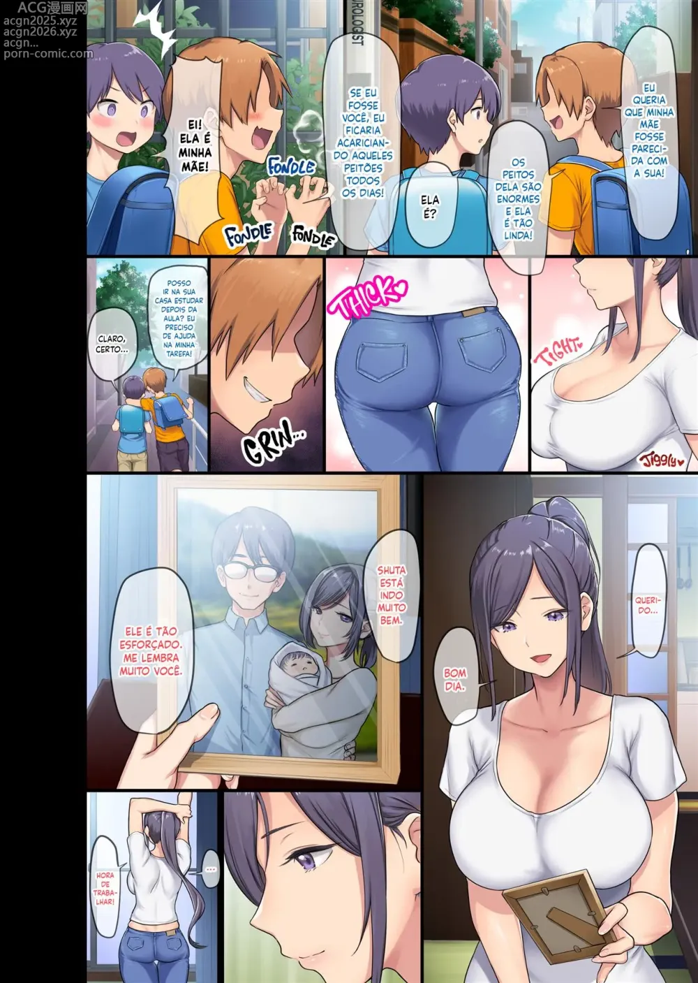 Page 5 of doujinshi Kyonyuu Miboujin to Musuko no Waruui Otomodachi