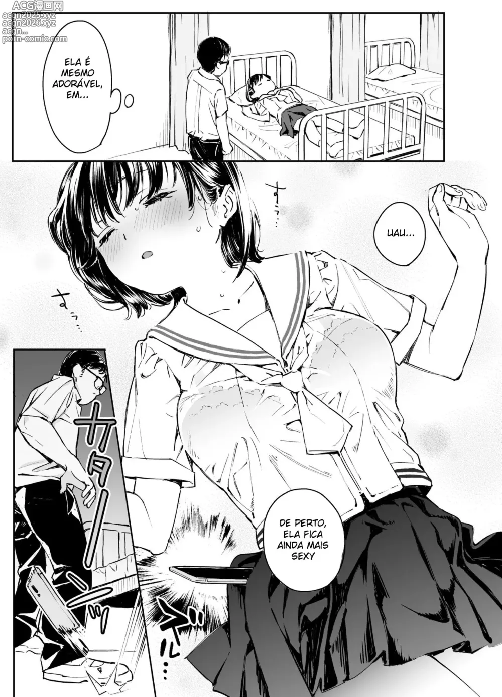 Page 8 of doujinshi Kanojo no Binetsu to Boku no Hotobori