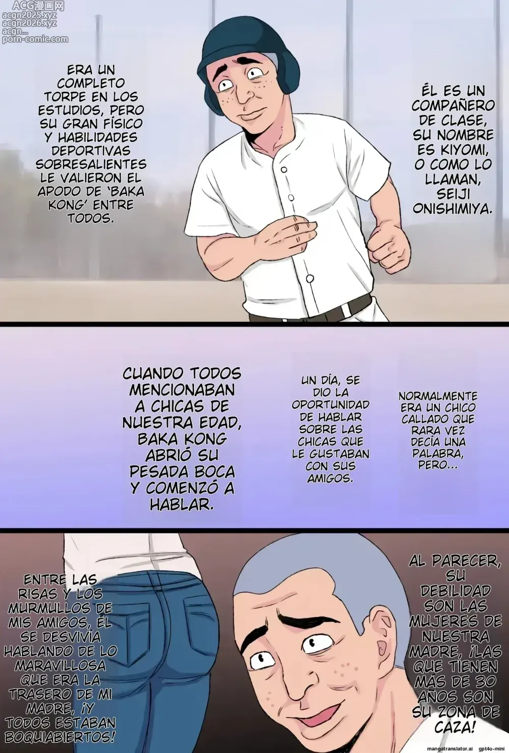 Page 4 of doujinshi Vamos Tonto-kun ~La Historia de cómo mi Valiente Madre Fue Derrotada por el Amigo de su Hijo~