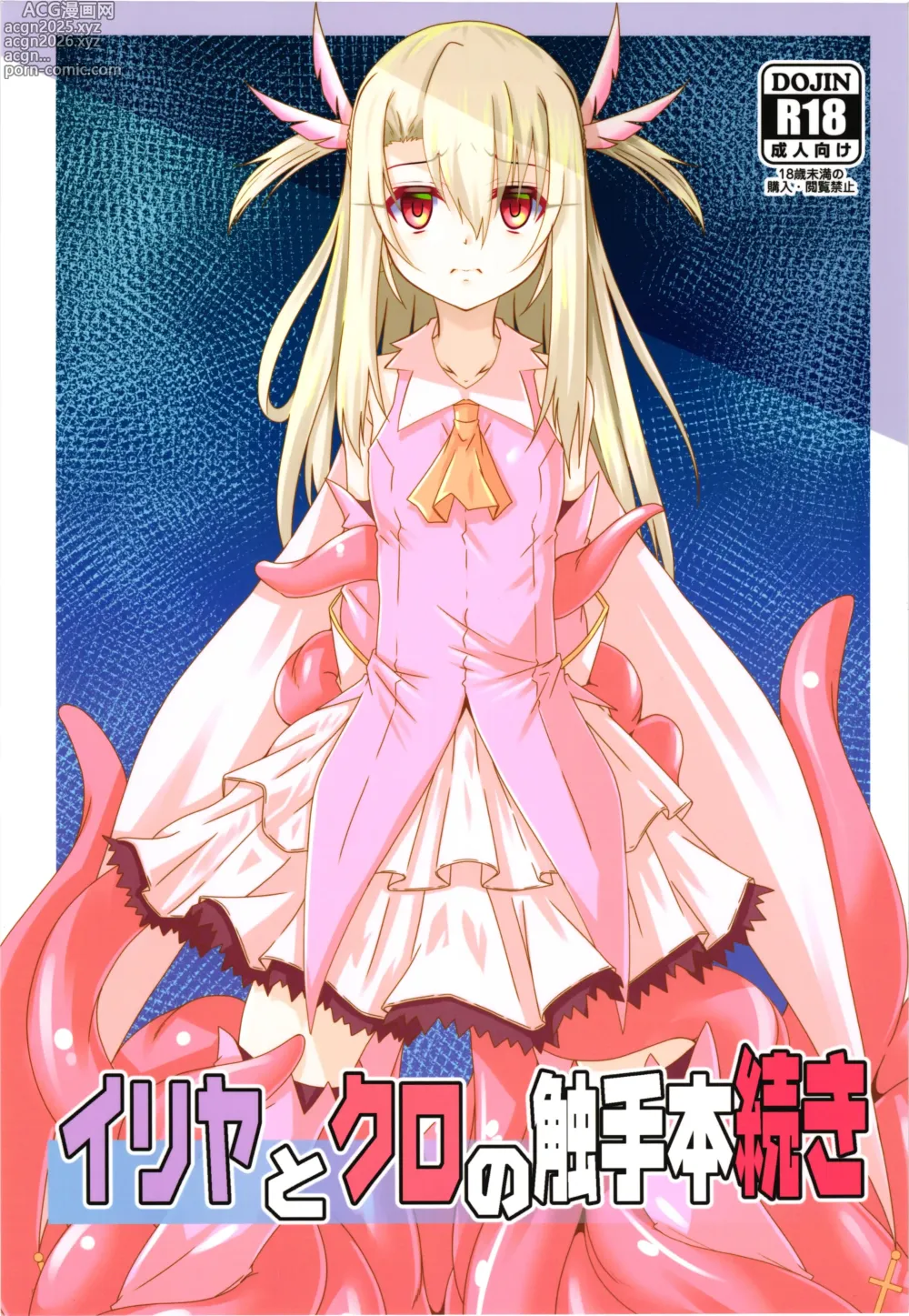 Page 1 of doujinshi Illya to Kuro no Shokushubon Tsuzuki