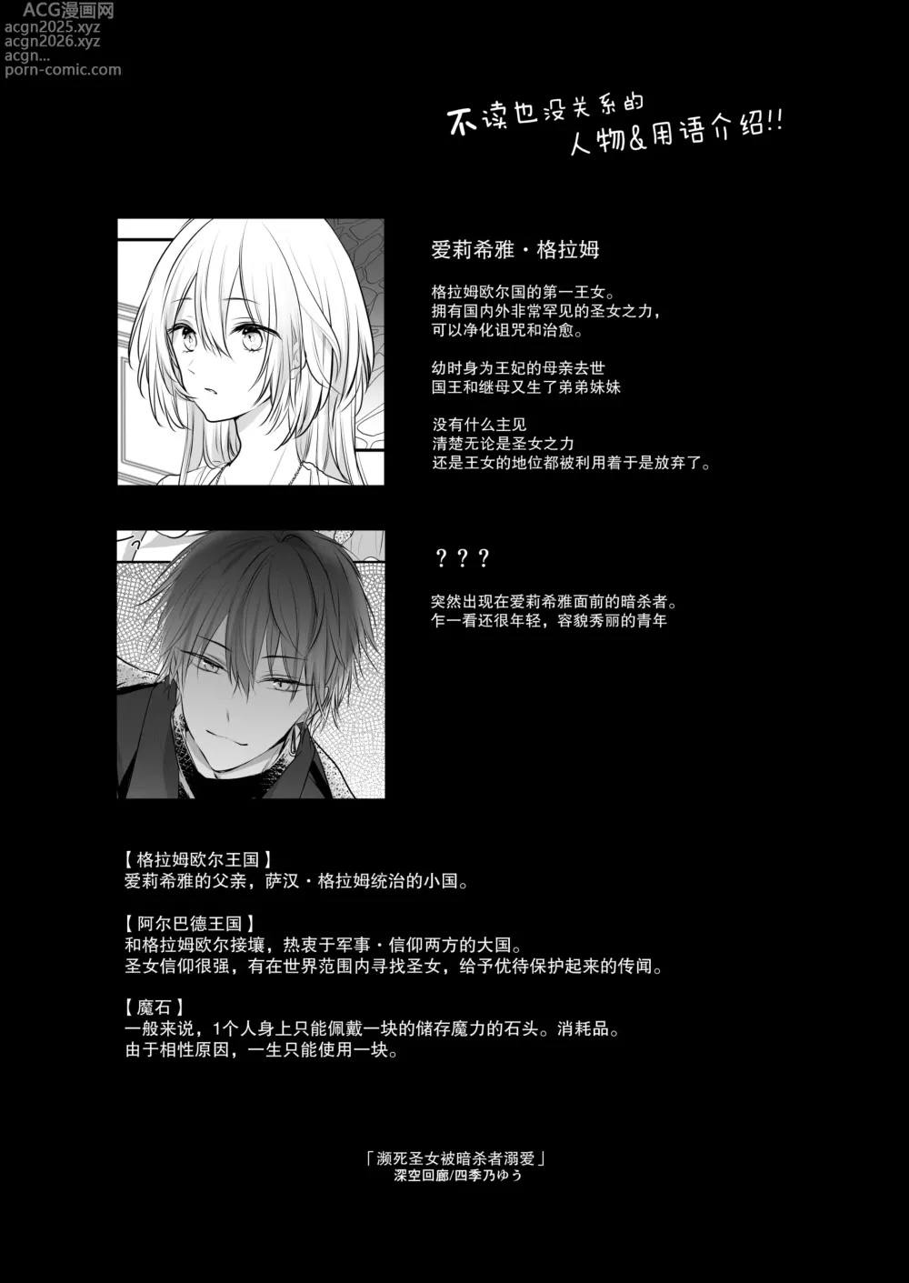 Page 3 of doujinshi 濒死圣女被暗杀者溺爱
