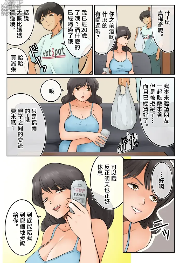 Page 7 of doujinshi Haha to o-sake nonda ra erai koto ni narimashita.