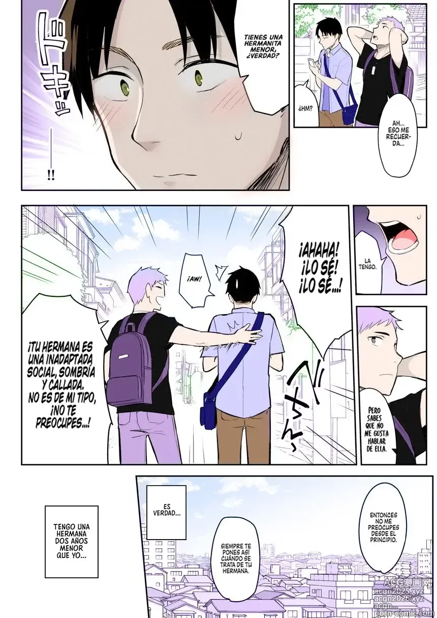 Page 3 of doujinshi Mi Hermanita quien era una comelibros se convirtió en una Puta de grandes Tetas, Entonces yo...!!