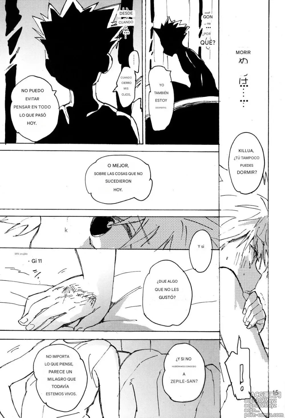 Page 15 of doujinshi On the Brink of Death (Hunter x Hunter) [spanish)