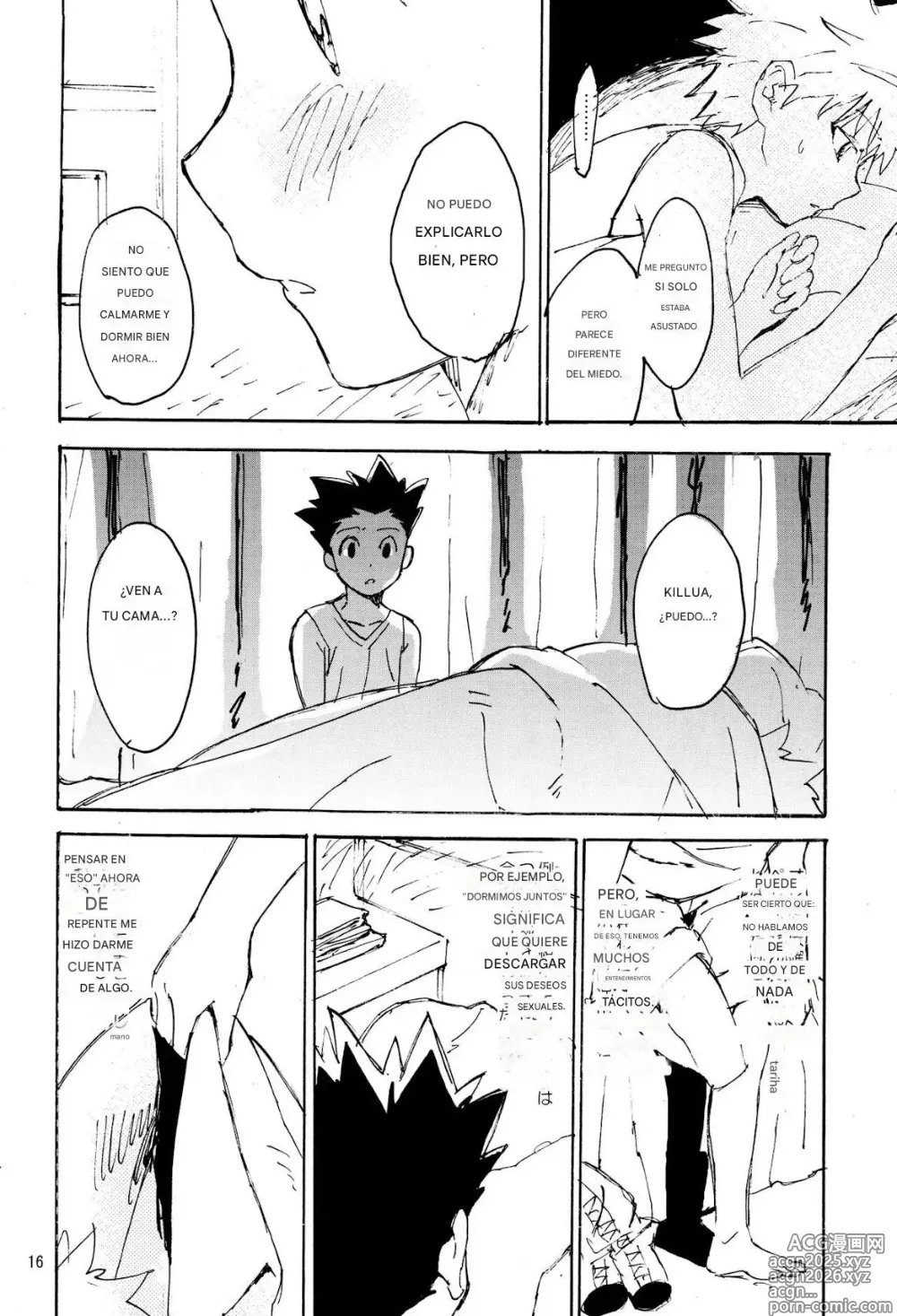 Page 16 of doujinshi On the Brink of Death (Hunter x Hunter) [spanish)